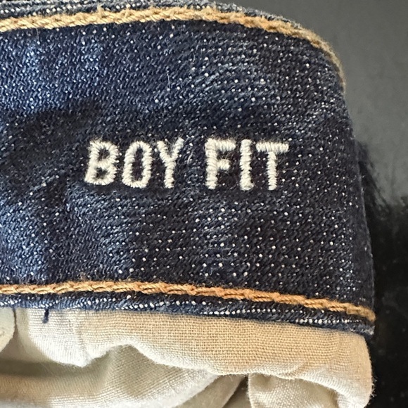 American Eagle Outfitters Dark Blue cropped Jeans - Picture 10 of 11